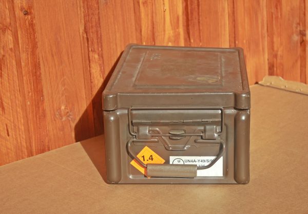 Bundeswehr 20mm Flak Munitions - Kiste FK20 Transportbox