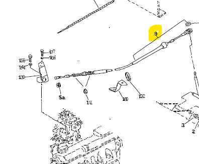 Gaszug ( Benziner) VW Iltis Bombardier – Bild 2