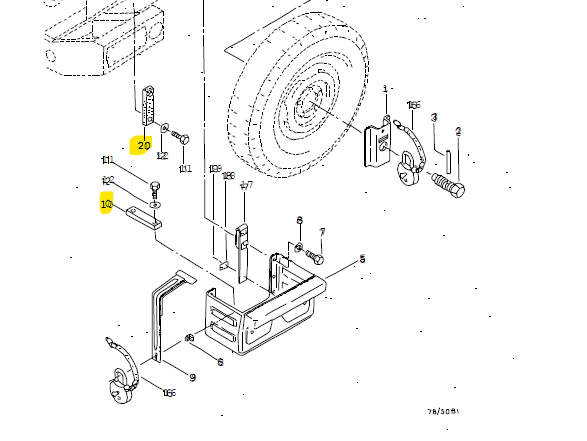 Satz Kanisterholz VW Iltis Bombardier – Bild 2