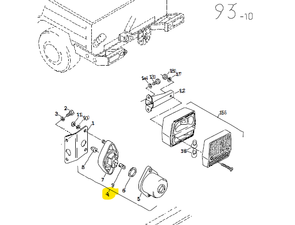 Tarnbremslicht Hella VW Iltis Bombardier Mercedes G Klasse DKW Munga – Bild 2