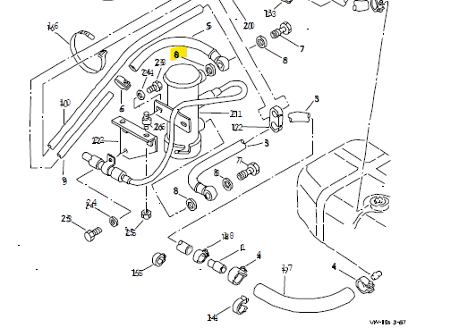 Kupfer Dichtring Benzinpumpe VW Iltis Bombardier – Bild 2