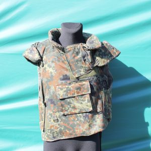 Schutzwestenhülle Splitterschutzweste Bundeswehr SK1 SK4 Schutzweste flecktarn