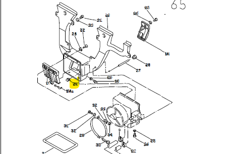 Klammer Heizungsklappe VW Iltis Bombardier – Bild 2