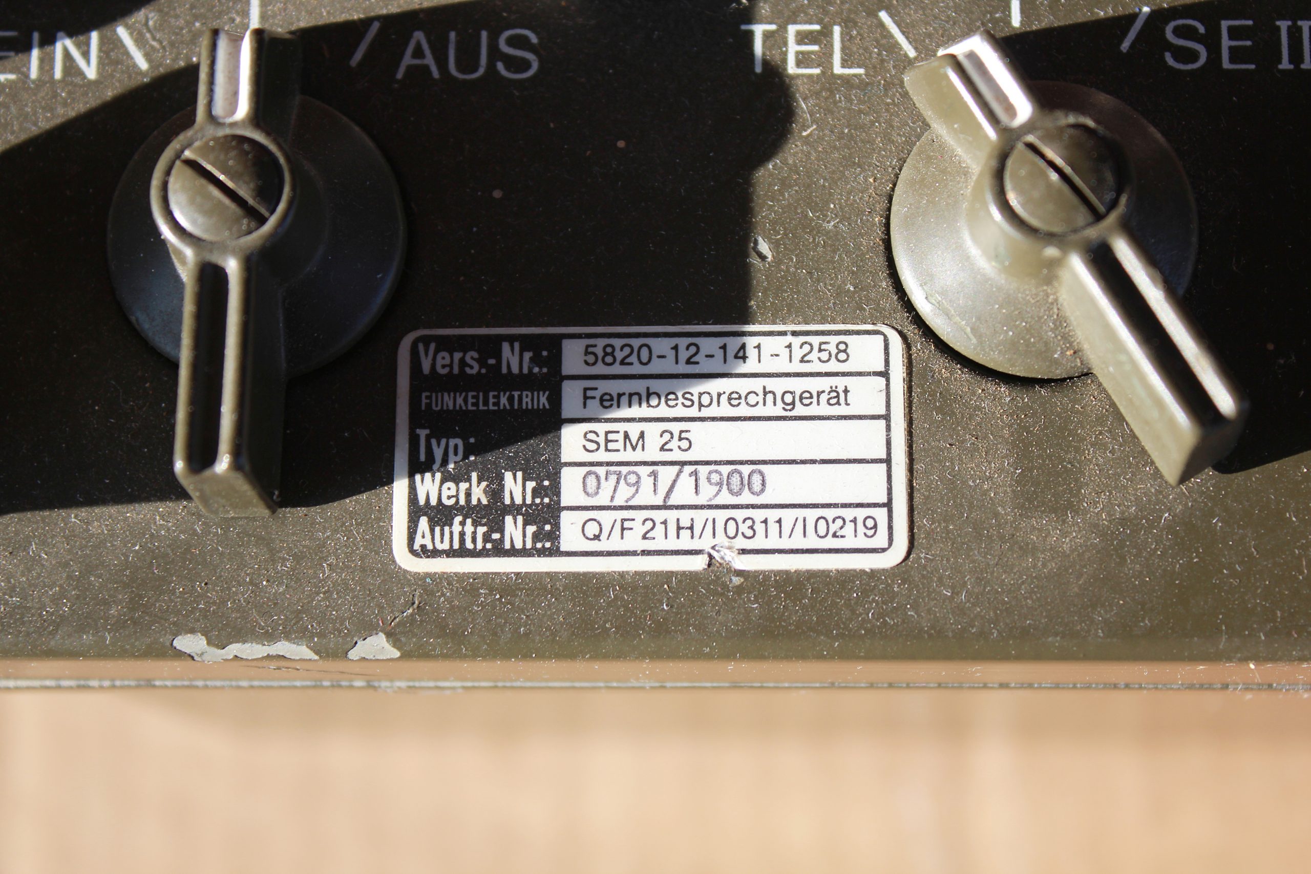 Fernsprechgerät SEM 25 – Bild 2