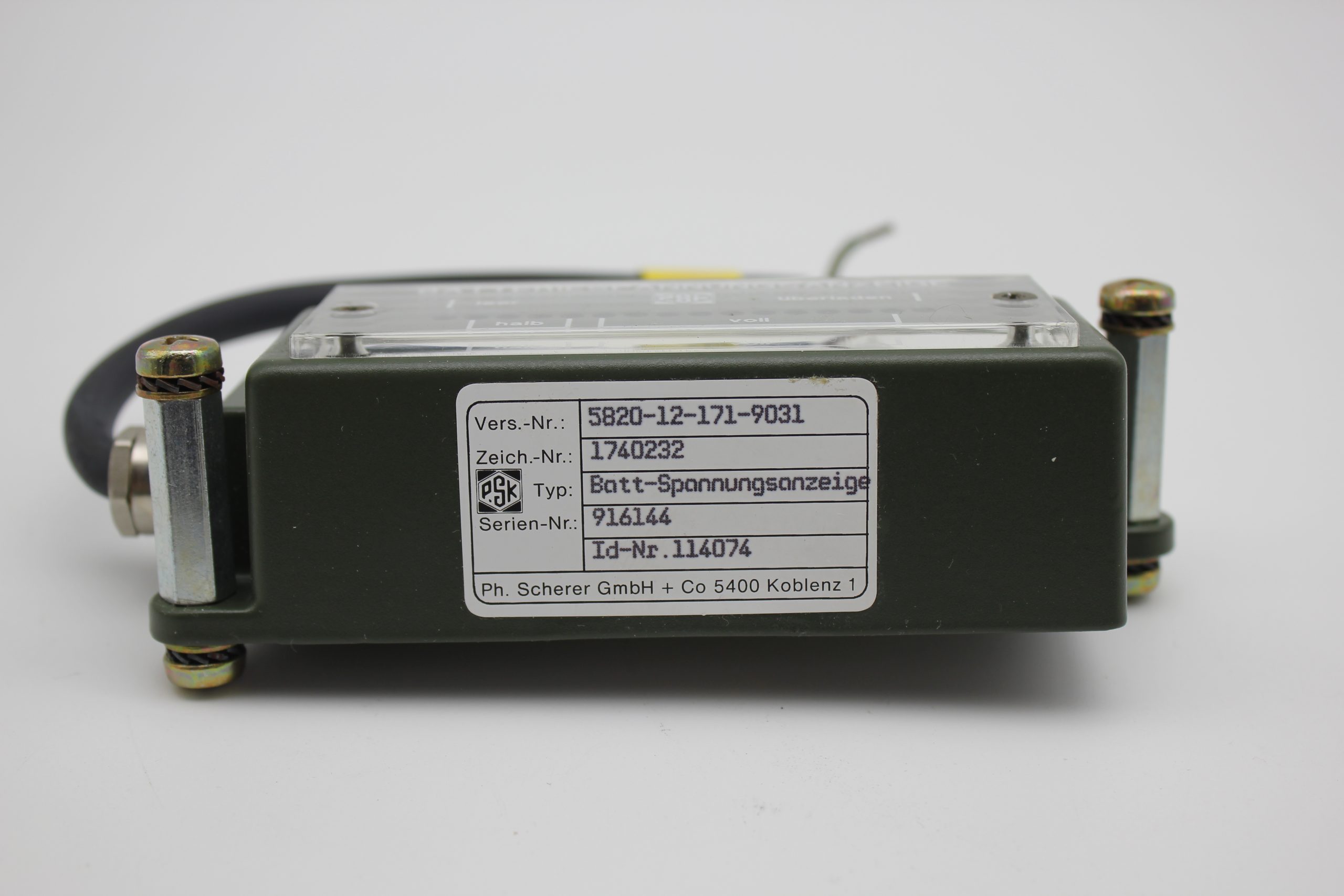 Batteriespannungsanzeiger Funk Bundeswehr – Bild 2