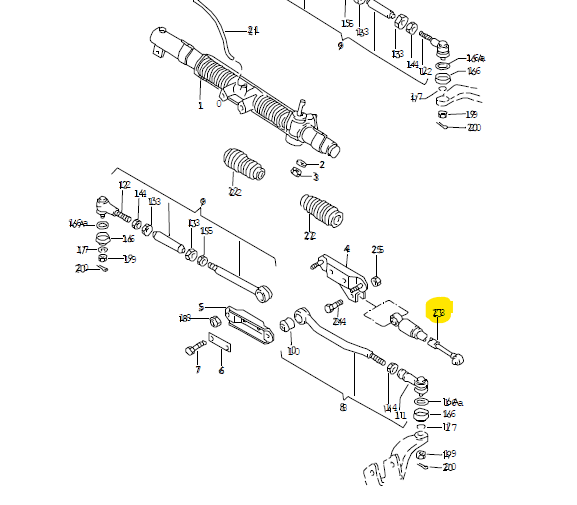 Lenkungsdämpfer VW Iltis Bombardier – Bild 2