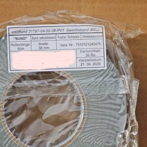 Original Bundeswehr Panzerband Tape schwarz