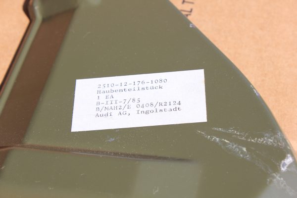 Motorschutzblech rechts VW Iltis Bombardier – Bild 3