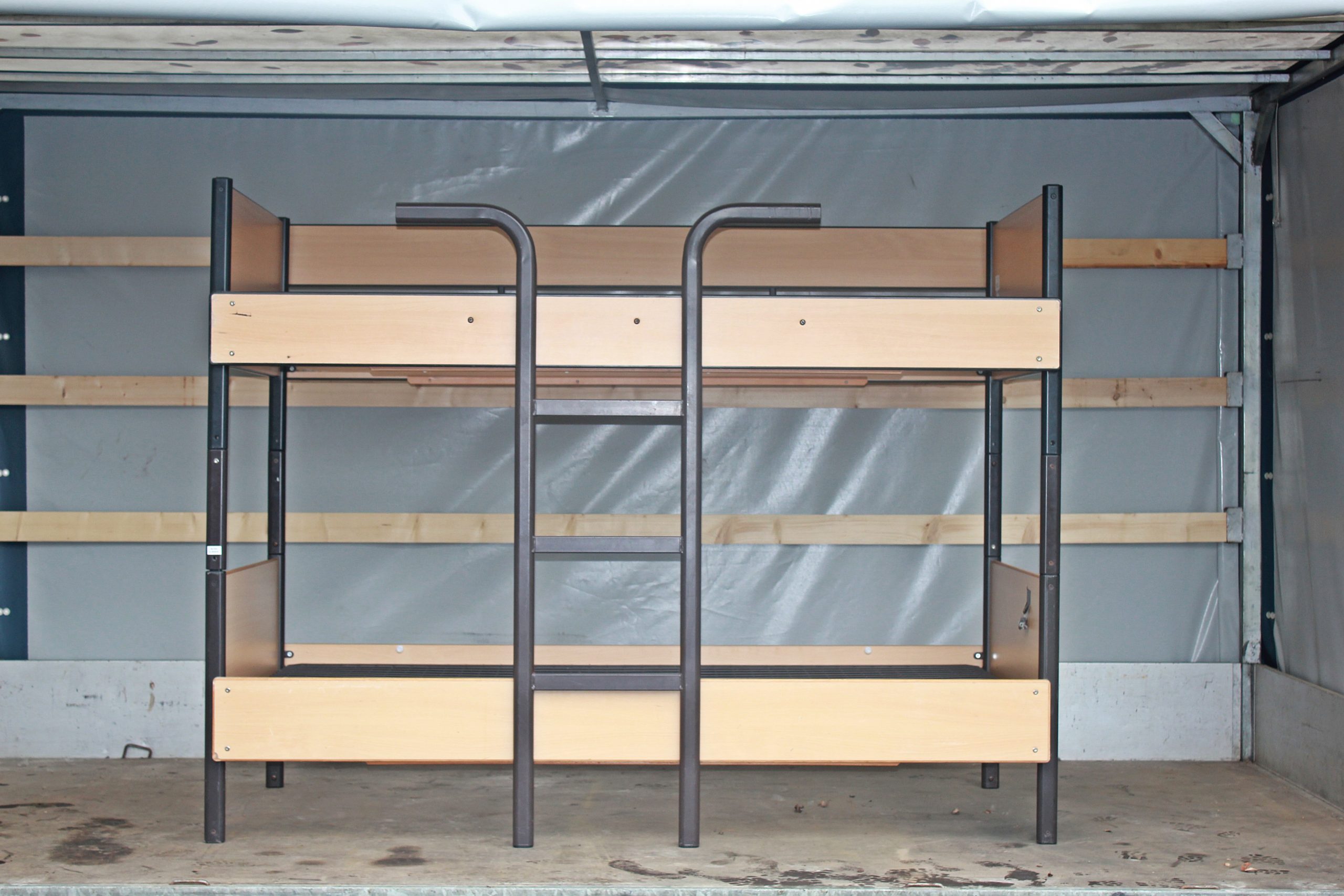 Bundeswehr Armeebett Stubenbett Etagenbett In Buche Dekor – Bild 3