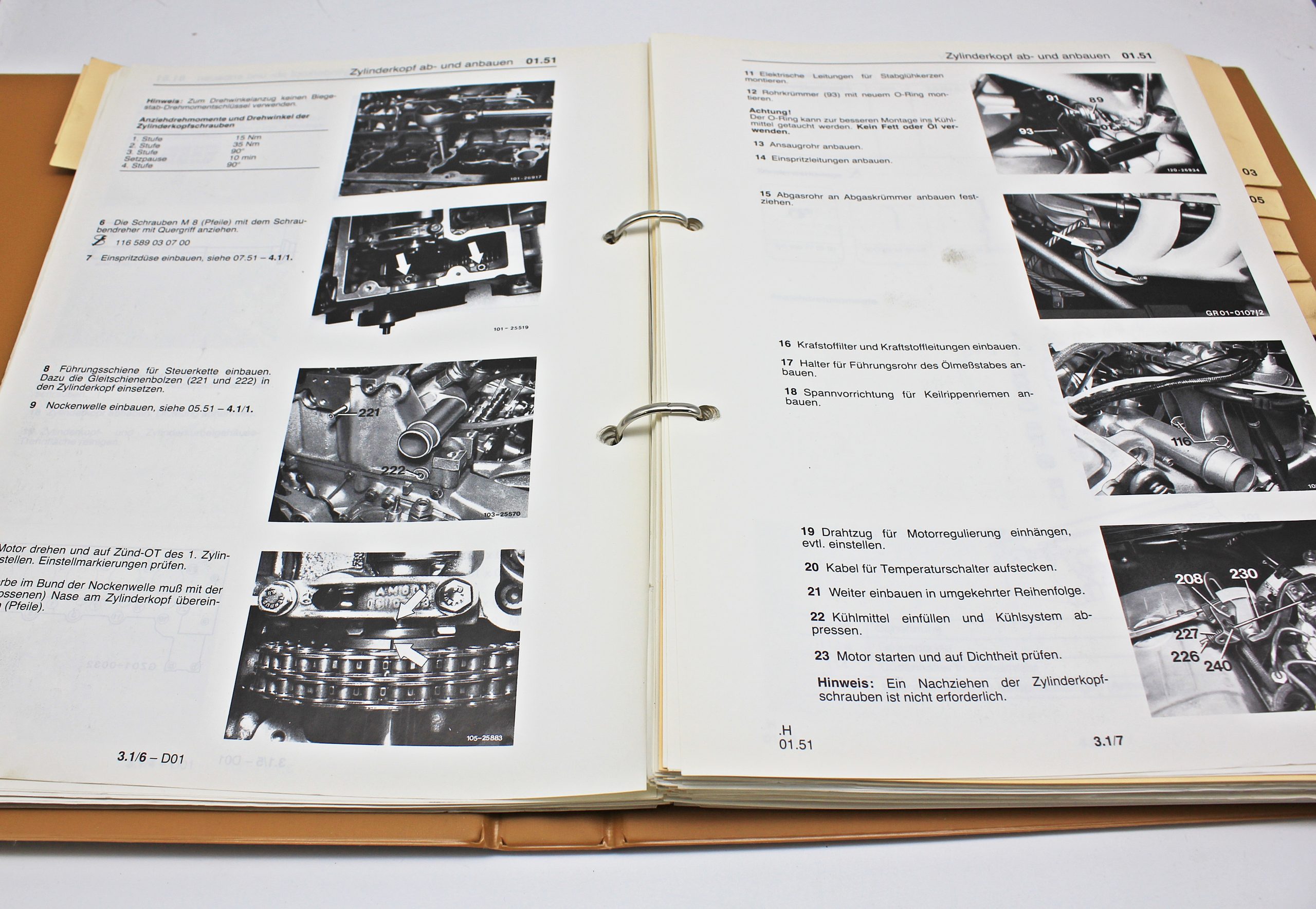 ORIGINAL BUNDESWEHR TDv 2320/085-34 LKW gl leicht-MB 250 GD Werkstatt-Handbuch – Bild 4