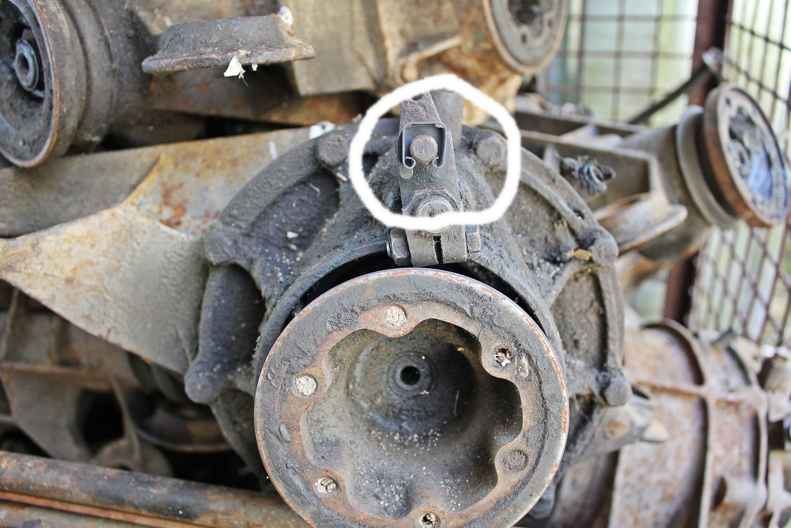 Sicherungsring Sicherungsblech Differentialgetriebe VW Iltis Bombardier – Bild 3