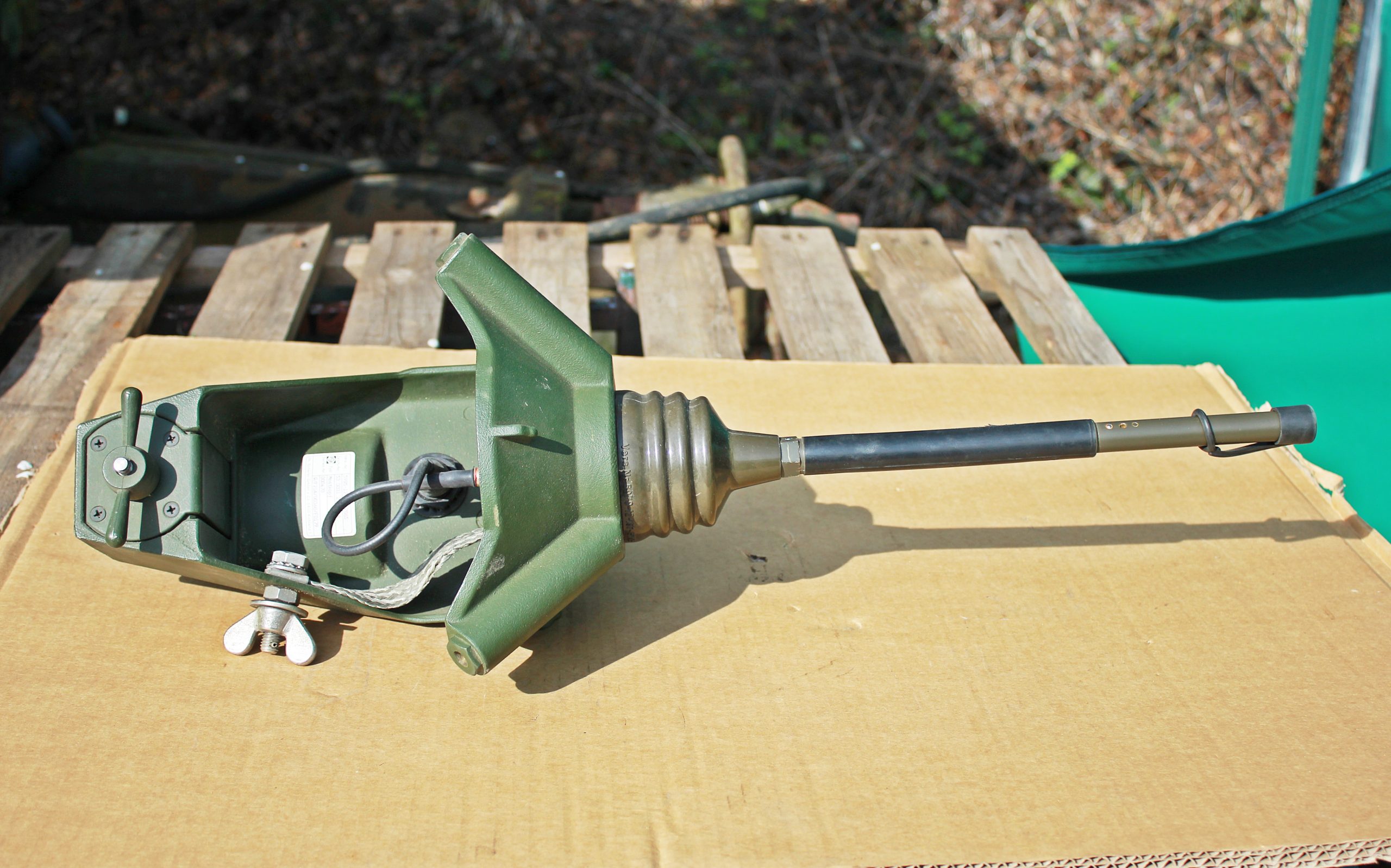 Mastfuß / Standantenne STA 80 mit Transportbeutel Bundeswehr