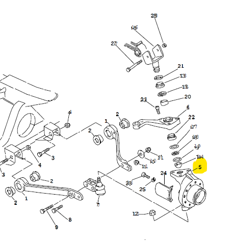 Lagergehäuse Radlager VW Iltis Bombardier – Bild 3