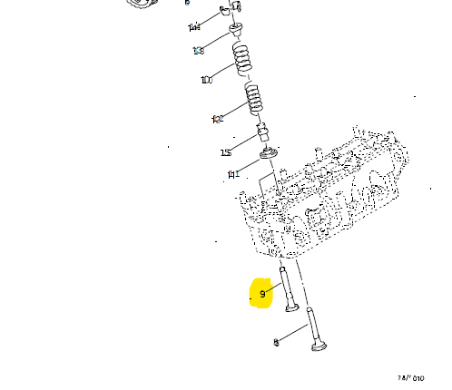 Satz mit 4x Auslassventilen VW Iltis Bombardier – Bild 3