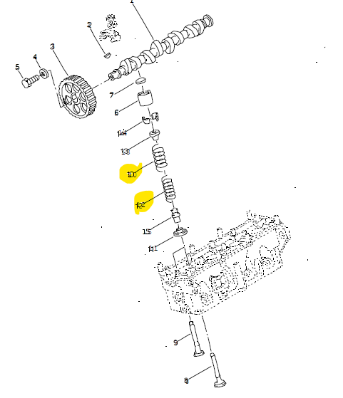 Ventilfeder Innen VW Iltis Bombardier – Bild 3