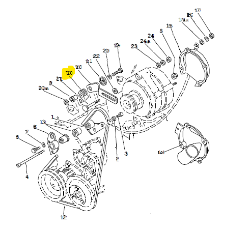 Isolierbuchse für den Lichtmaschinen - Spannbügel VW Iltis Bombardier – Bild 2